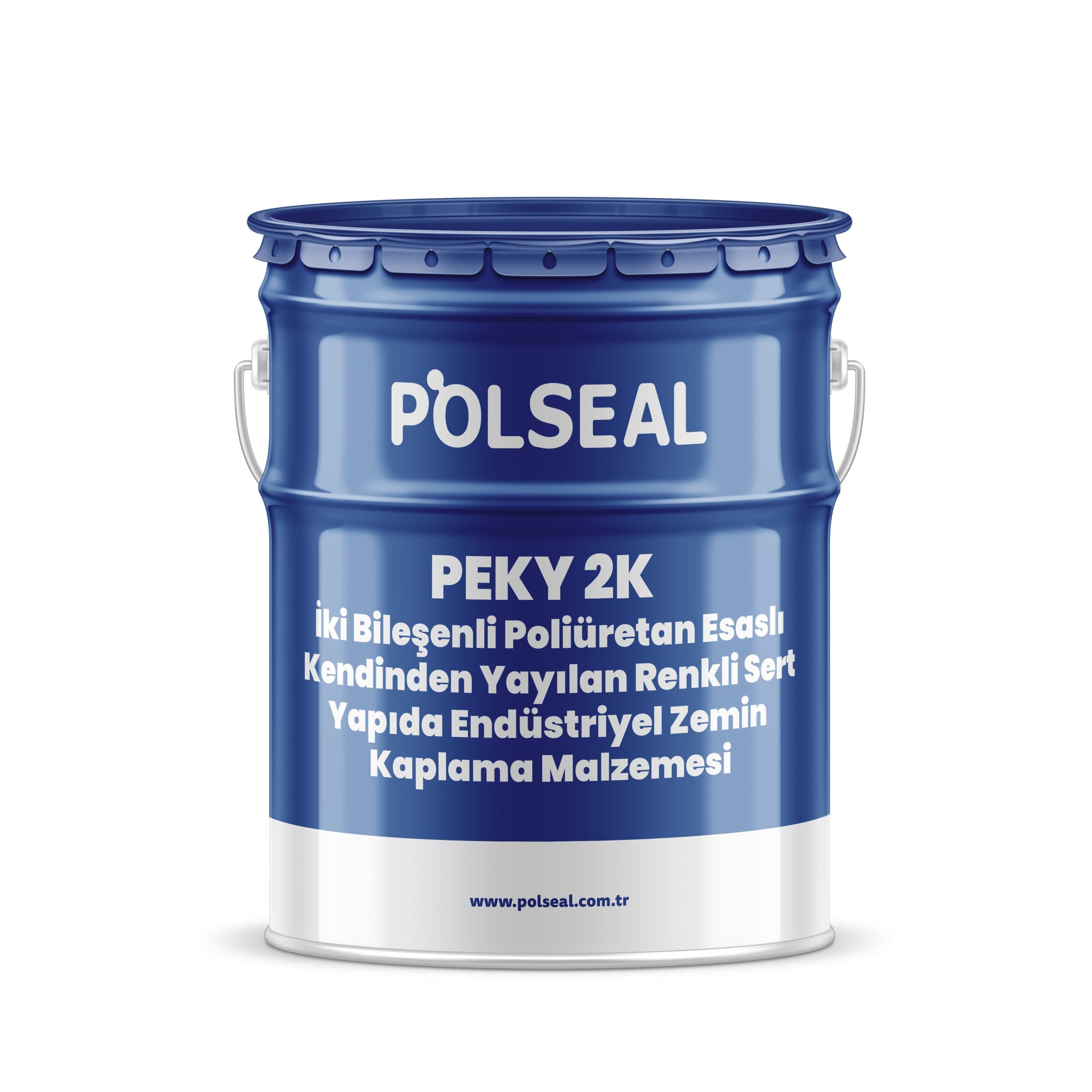 Polseal PEKY 2K İki Bileşenli Poliüretan Esaslı Kendinden Yayılan Renkli Sert Yapıda Endüstriyel Zemin Kaplama Malzemesi